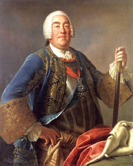 Pietro Antonio Rotari Portrait of King Augustus III of Poland Norge oil painting art